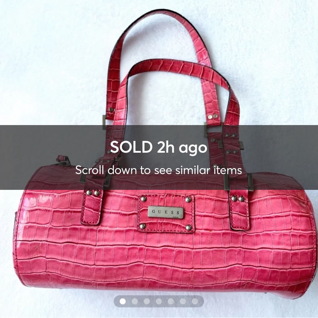 Y2k Vintage Guess Pink Barrl Bag Pink Croc Barrel Bag Pink Guess Shoulder Bag